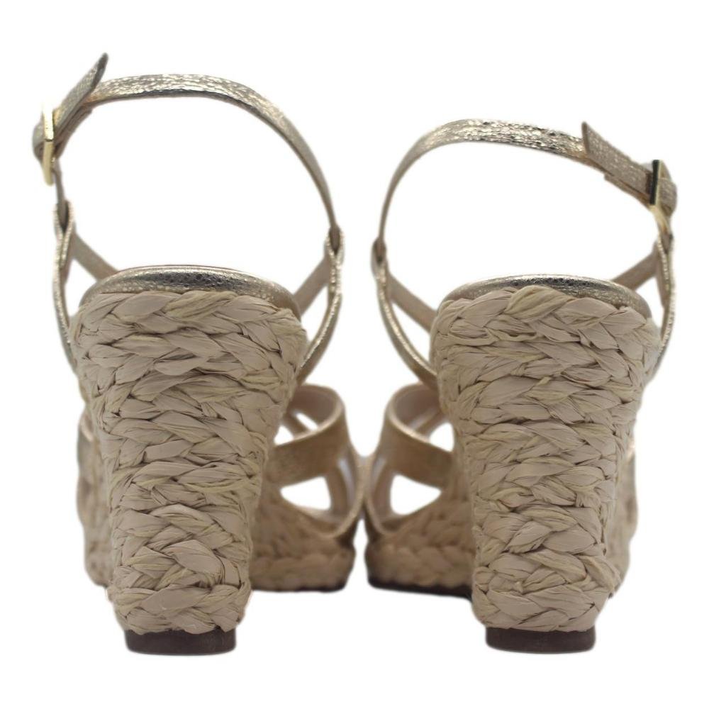 SANDALIA LUZ DA LUA VENUS FEMININA Dourado 4