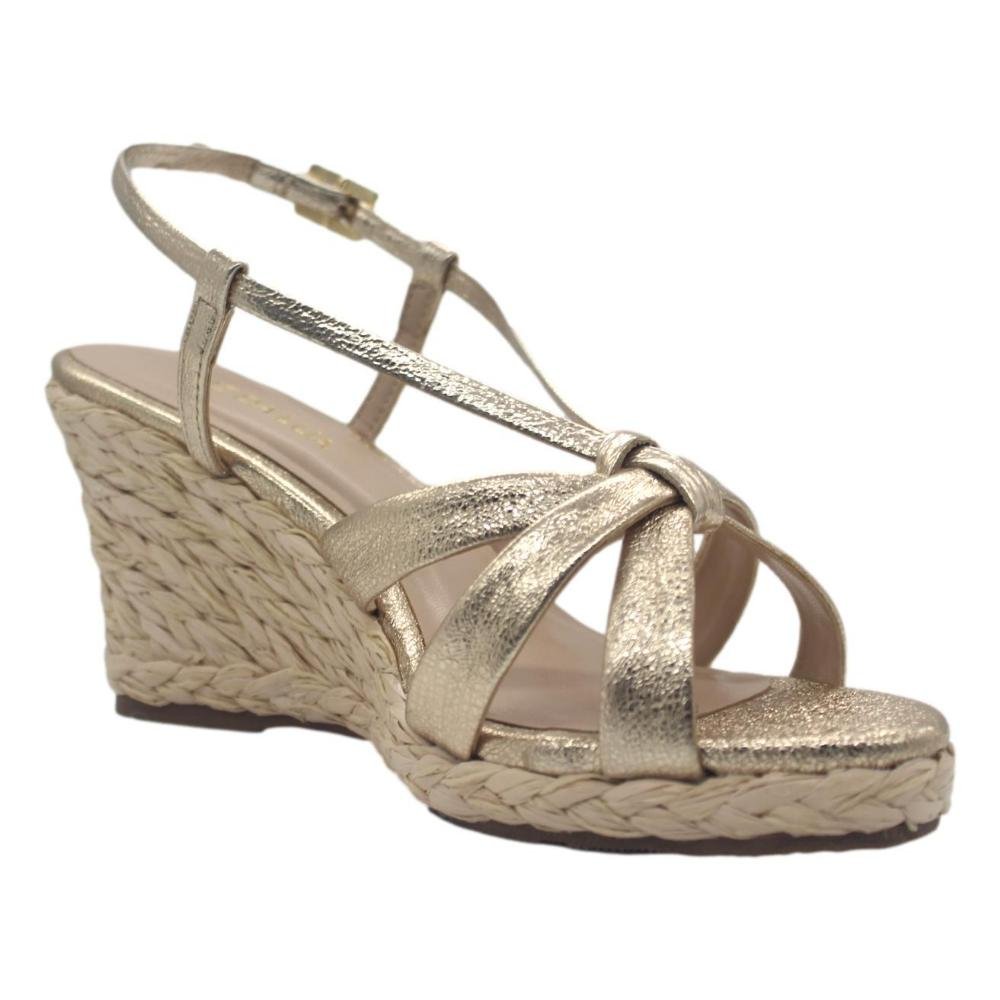SANDALIA LUZ DA LUA VENUS FEMININA Dourado 5