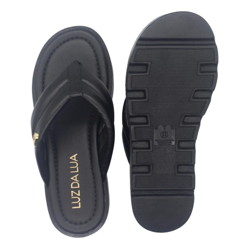 CHINELO FLATFORM LUZ DA LUA SAARA FEMININO Preto 2