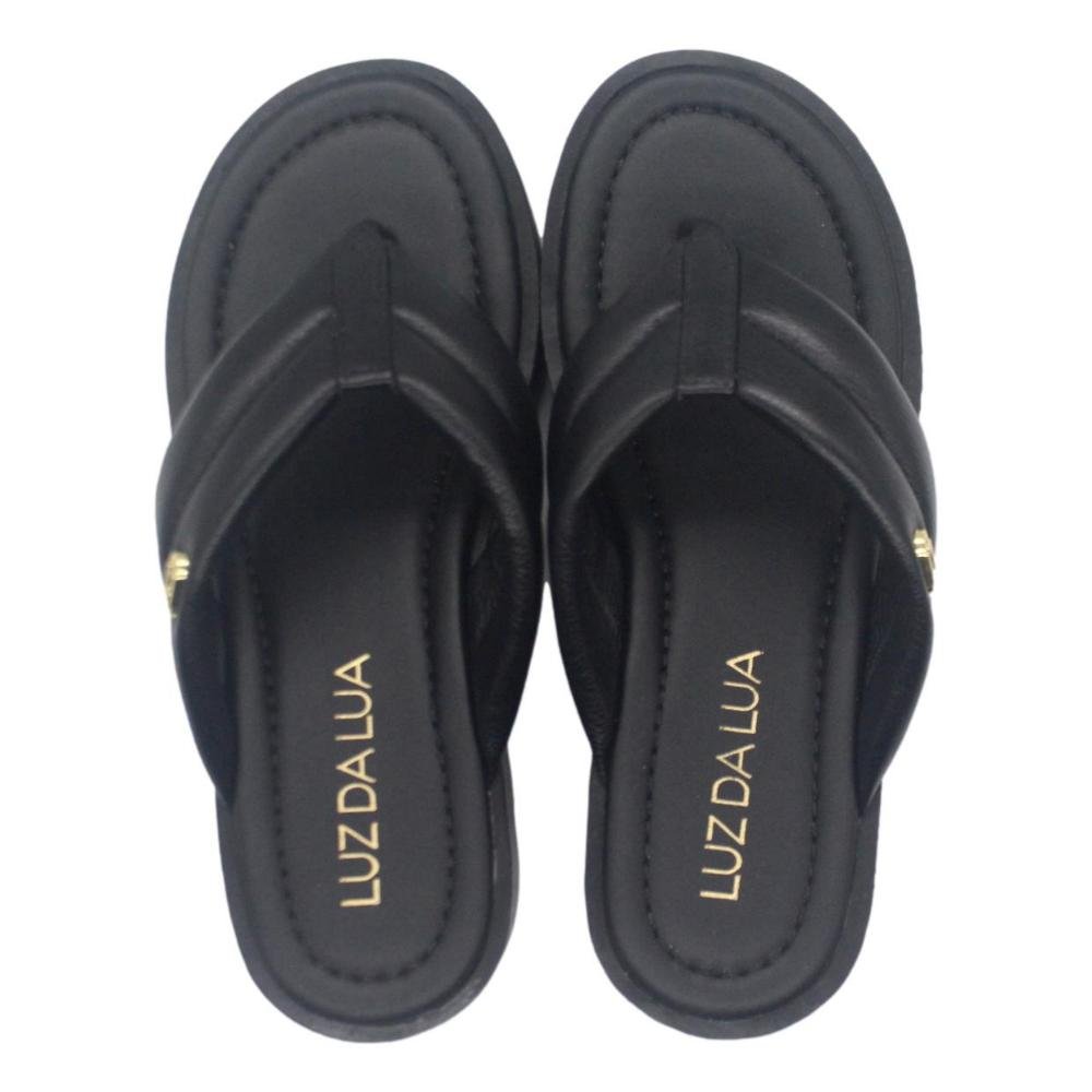 CHINELO FLATFORM LUZ DA LUA SAARA FEMININO Preto 3