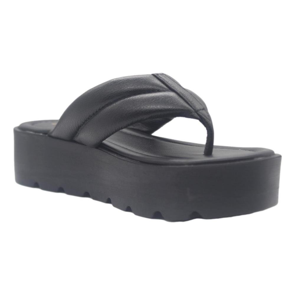 CHINELO FLATFORM LUZ DA LUA SAARA FEMININO Preto 5