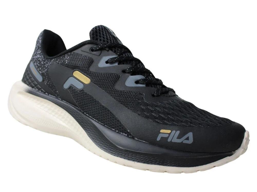 TÊNIS FILA SPRITZ MASCULINO F01TR00067 Preto/Grafite/Dourado 2