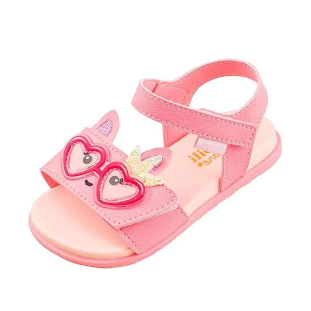 SANDÁLIA PAPETE PAMPILI FLY MINI INFANTIL MENINA 639.058 Rosa 2