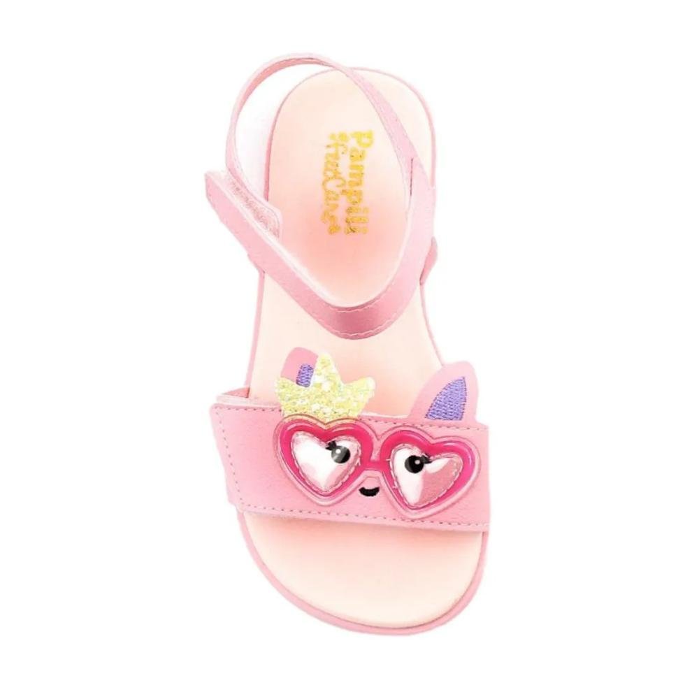 SANDÁLIA PAPETE PAMPILI FLY MINI INFANTIL MENINA 639.058 Rosa 3