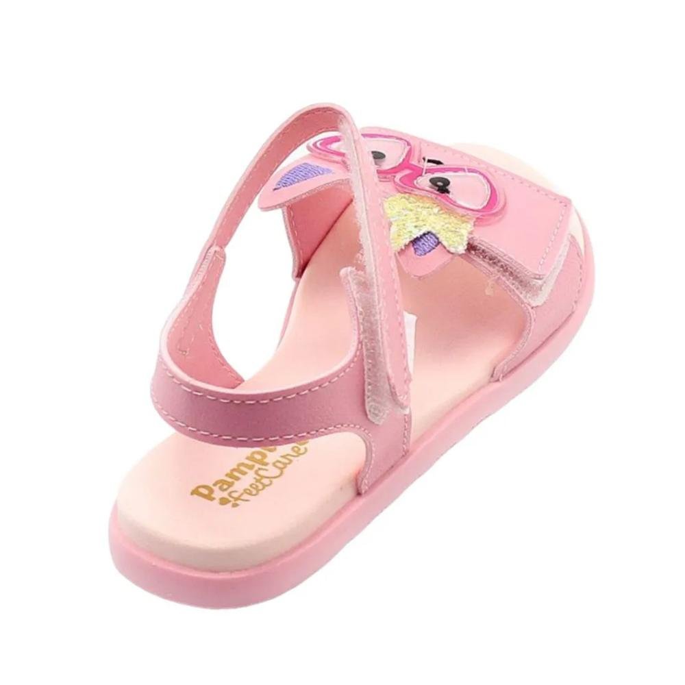 SANDÁLIA PAPETE PAMPILI FLY MINI INFANTIL MENINA 639.058 Rosa 4