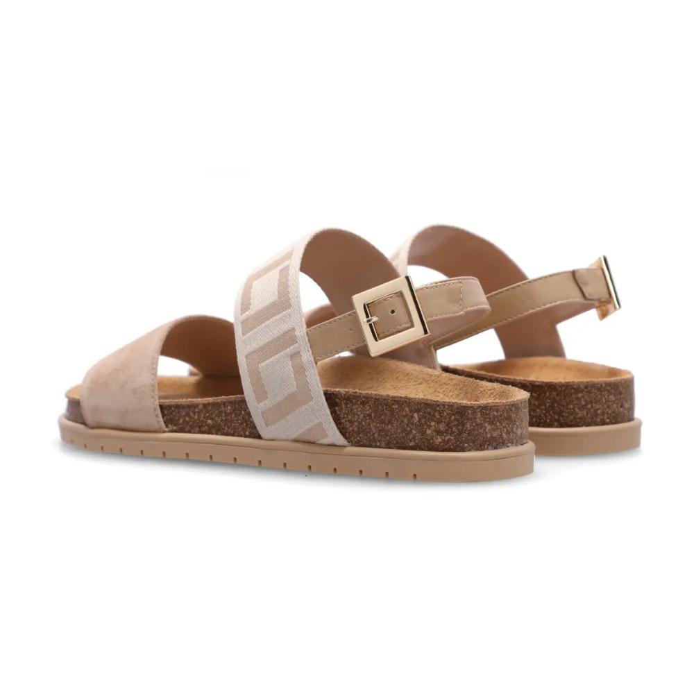 SANDALIA LUZ DA LUA GORGURAO/SAARA CAMURÇA FEMININA 80600008 Bege 2