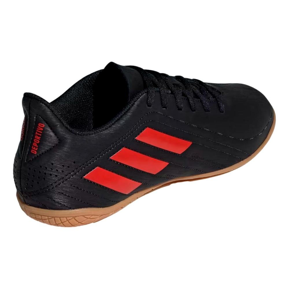 CHUTEIRA  ADIDAS FUTSAL MASCULINO DEPORTIVO  FV7922 Preto/Vermelho 4