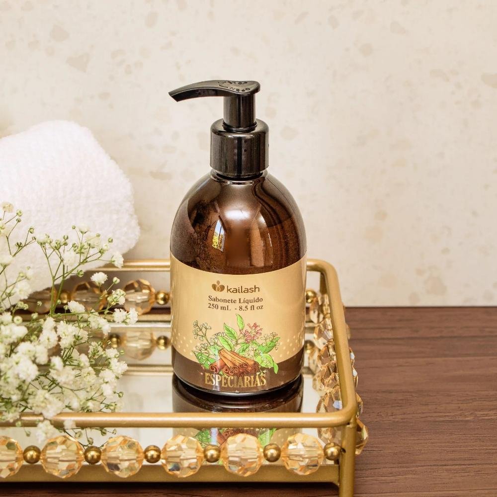 AROMATIZANTE SABONETE LIQUIDO KAILASH ESPECIARIAS ECO PLASTICO 250 ML 250ml 2