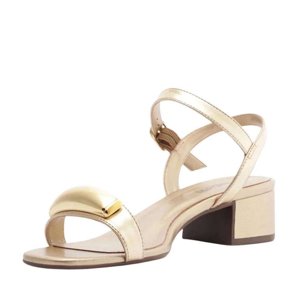SANDÁLIA ANACAPRI FEMININA METALIZADA C304890076/1 Bege 2