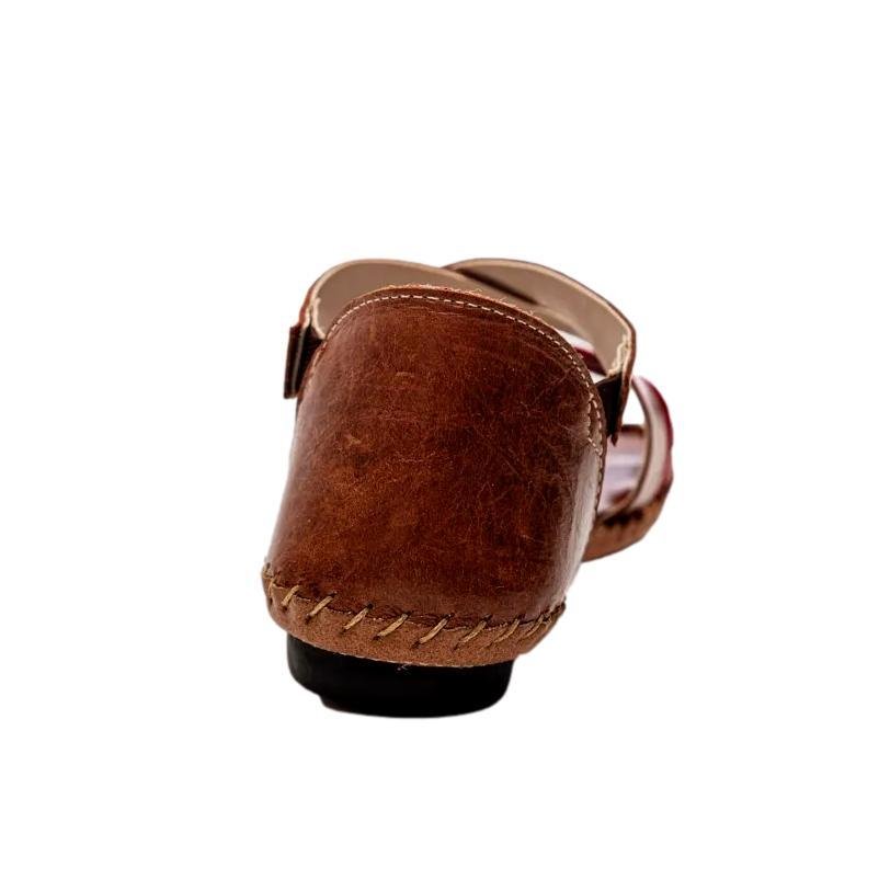 SANDÁLIA ANDACCO FEMININA COURO JADE 12380 Vermelho 2