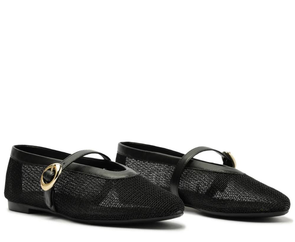 SAPATILHA ANACAPRI TELA BRIGITTE FEMININA C302620044 Preto 2