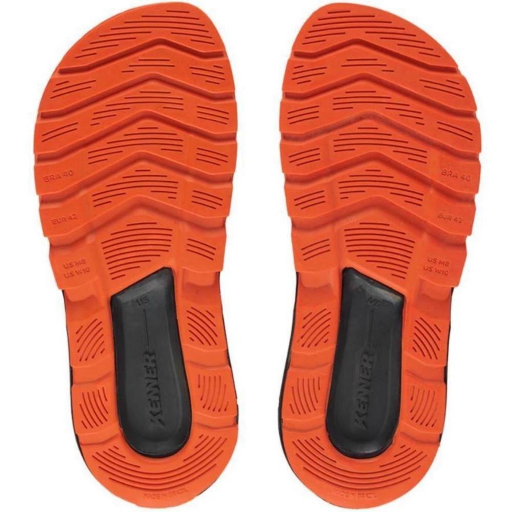 CHINELO KENNER MASCULINO ORAK DJH Preto/Laranja 6