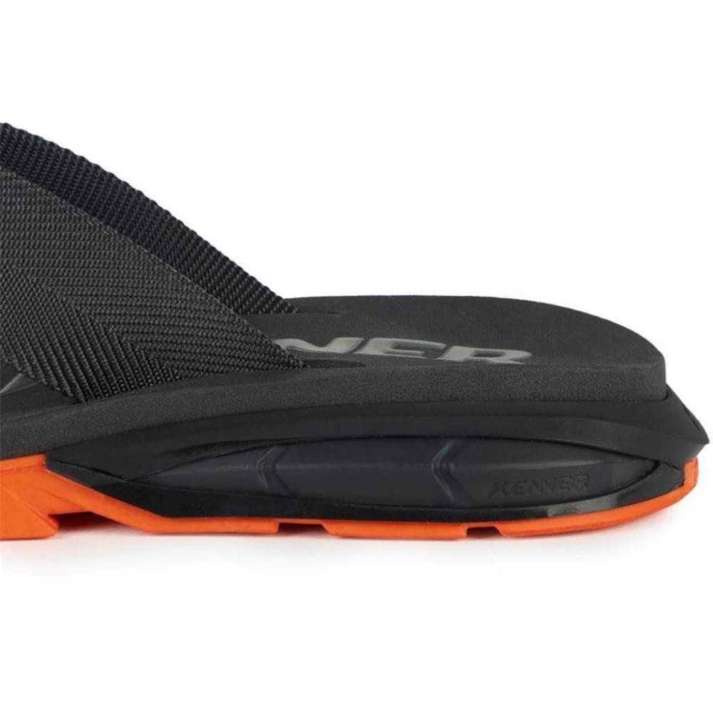 CHINELO KENNER MASCULINO ORAK DJH Preto/Laranja 2