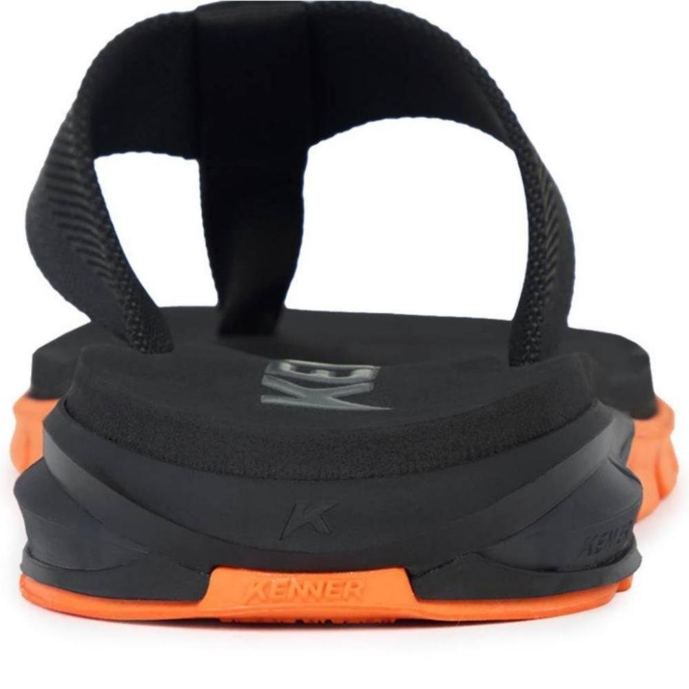 CHINELO KENNER MASCULINO ORAK DJH Preto/Laranja 4