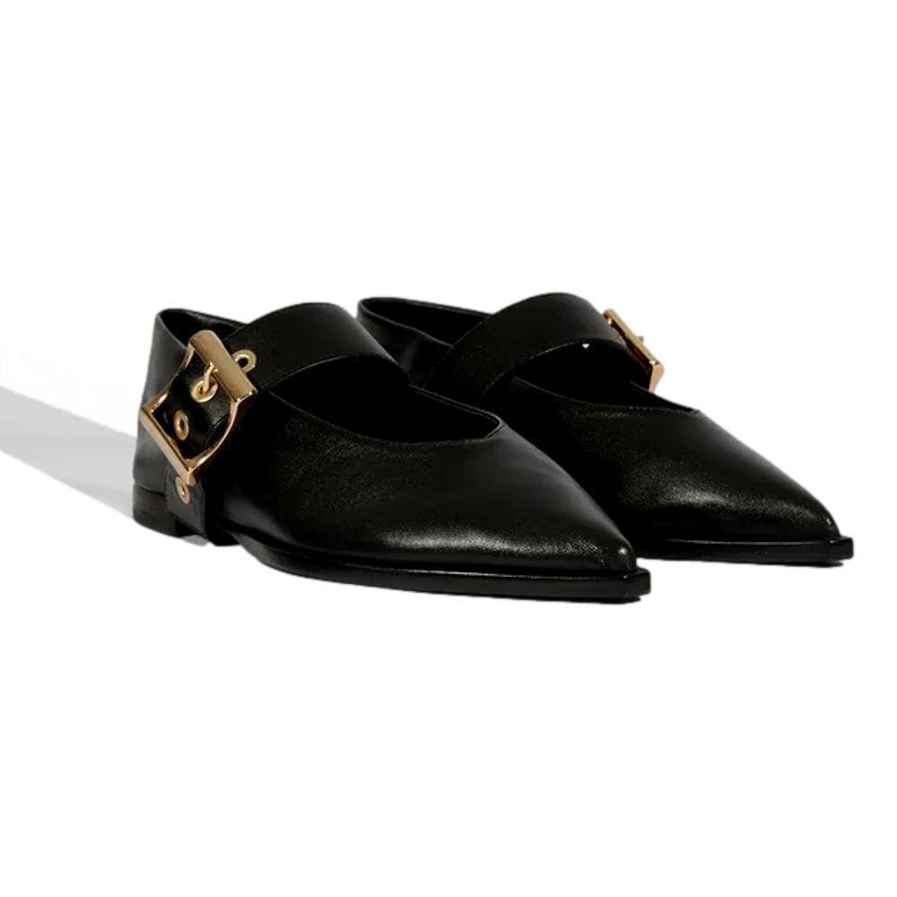 SAPATILHA SCHUTZ COURO FEMININA S218410012 Preto 2