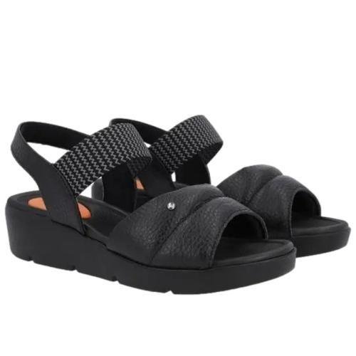 SANDALIA USAFLEX COURO AL4304 Preto 2