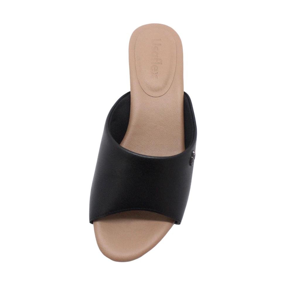 TAMANCO SALTO BLOCO COURO PRETO BÁSICO  Y8216 Preto 3