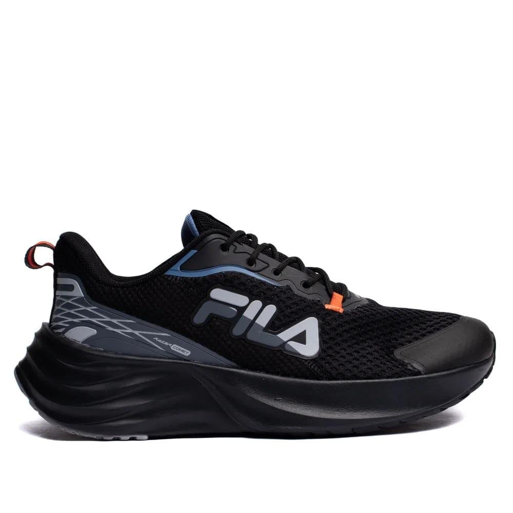 TÊNIS FILA MASCULINO RACER COMET F01R00118 Preto/Chumbo/Coral 1