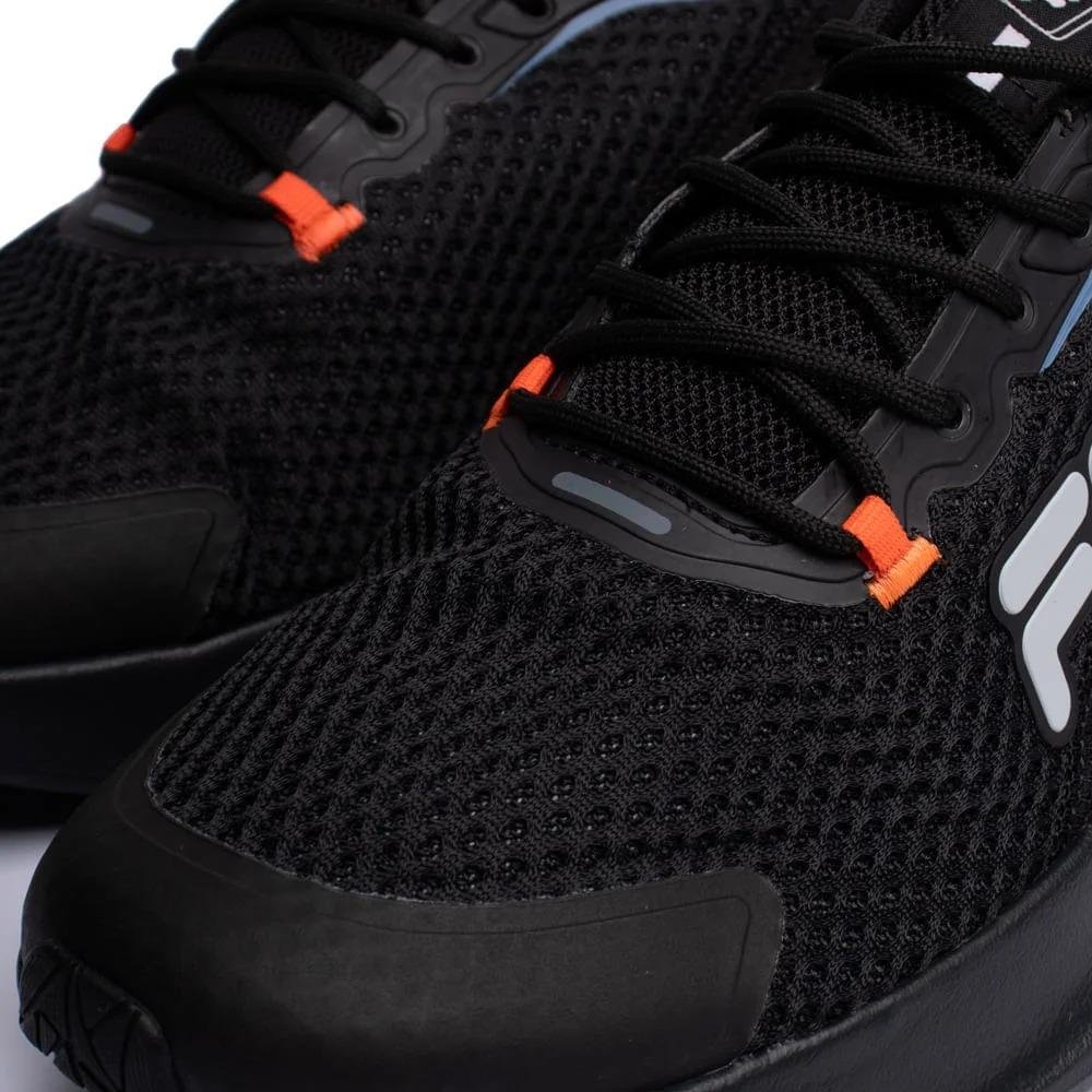 TÊNIS FILA MASCULINO RACER COMET F01R00118 Preto/Chumbo/Coral 2
