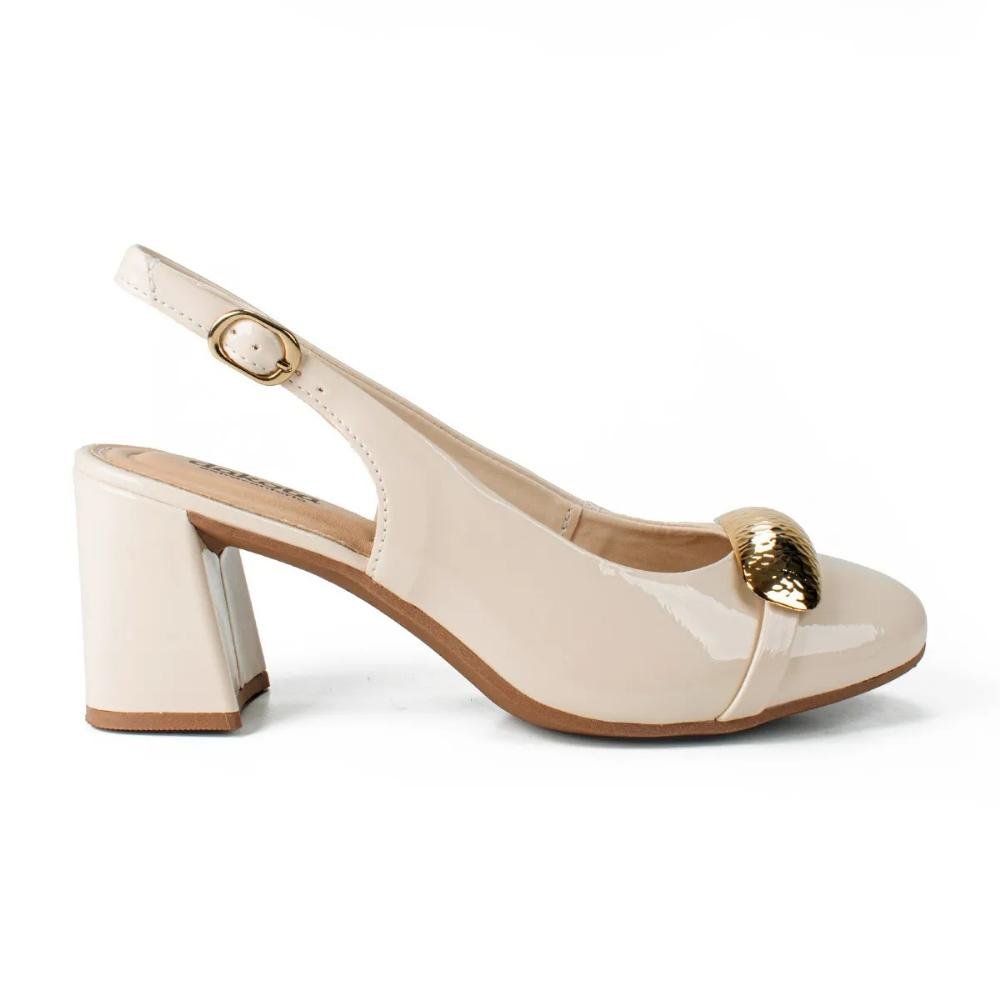 SAPATO DAKOTA SLINGBACK FEMININO D0281 Tule 4