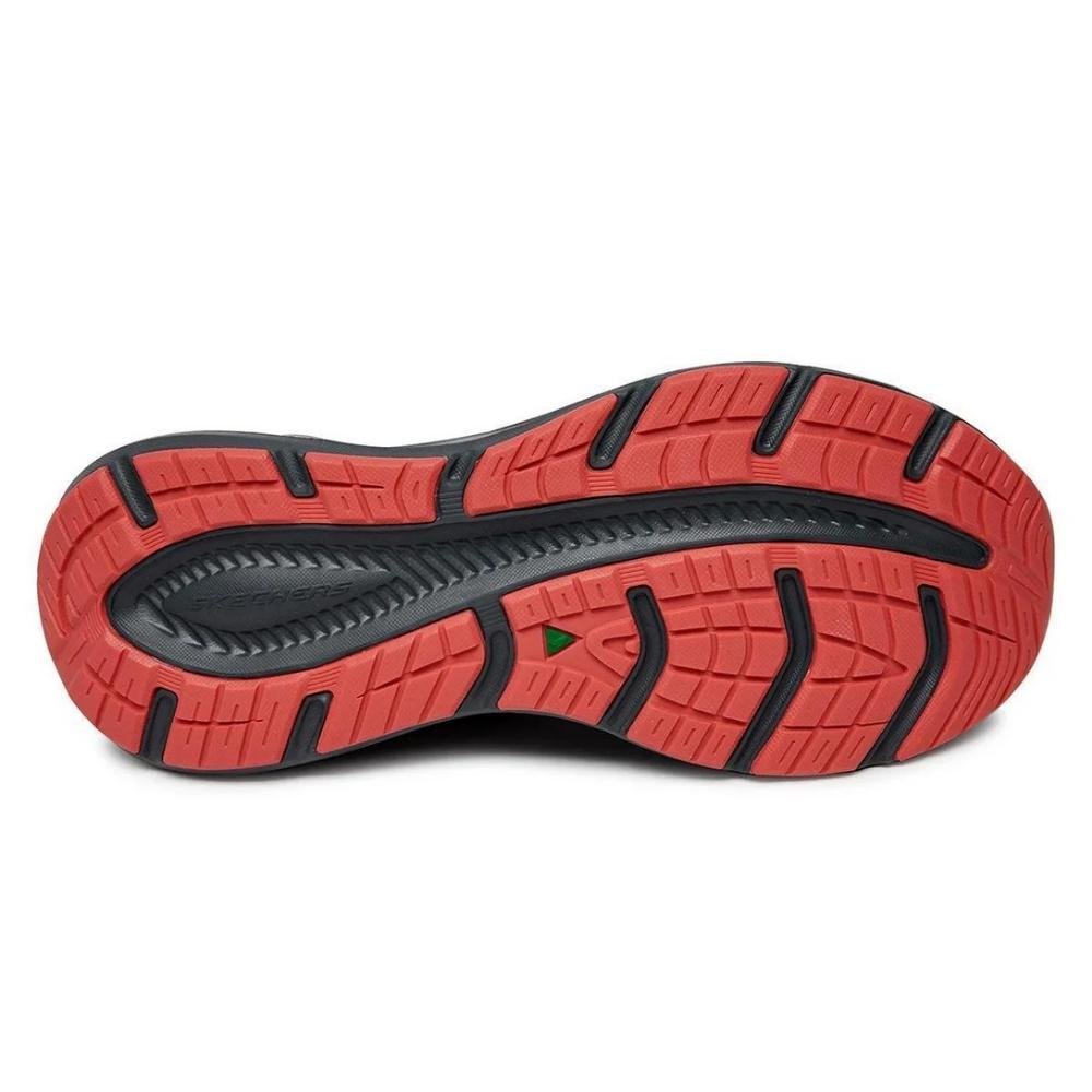 TÊNIS SKECHERS EDGERIDE RAYGO MASCULINO 232932 Carvão/Vermelho 4