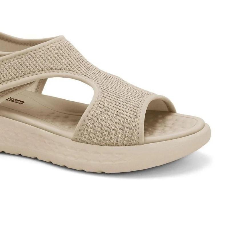 SANDÁLIA PAPETE COMFORTFLEX FEMININA 2547304 Bege 3