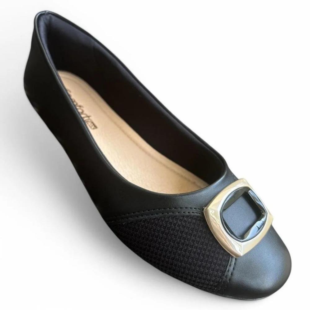 SAPATILHA FEMININO COMFORTFLEX 2563302 Preto 4