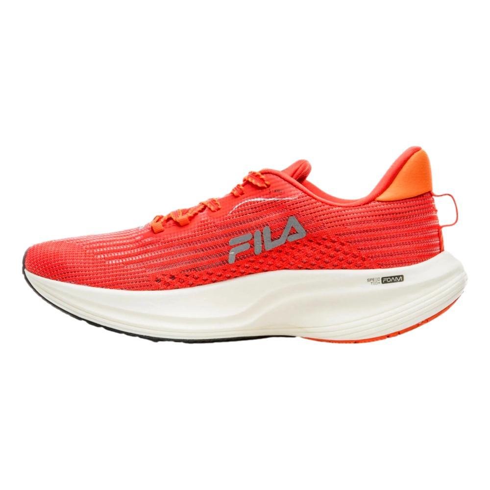 TÊNIS FILA RACER SPEEDZONE MASCULINO F01R00142 Vermelho/Laranja 2