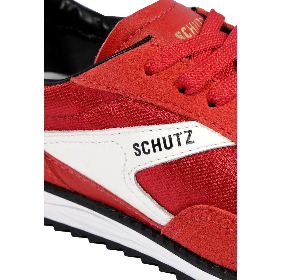 TÊNIS SCHUTZ CAMURÇA FEMININO S222110002 Vermelho/Branco 3