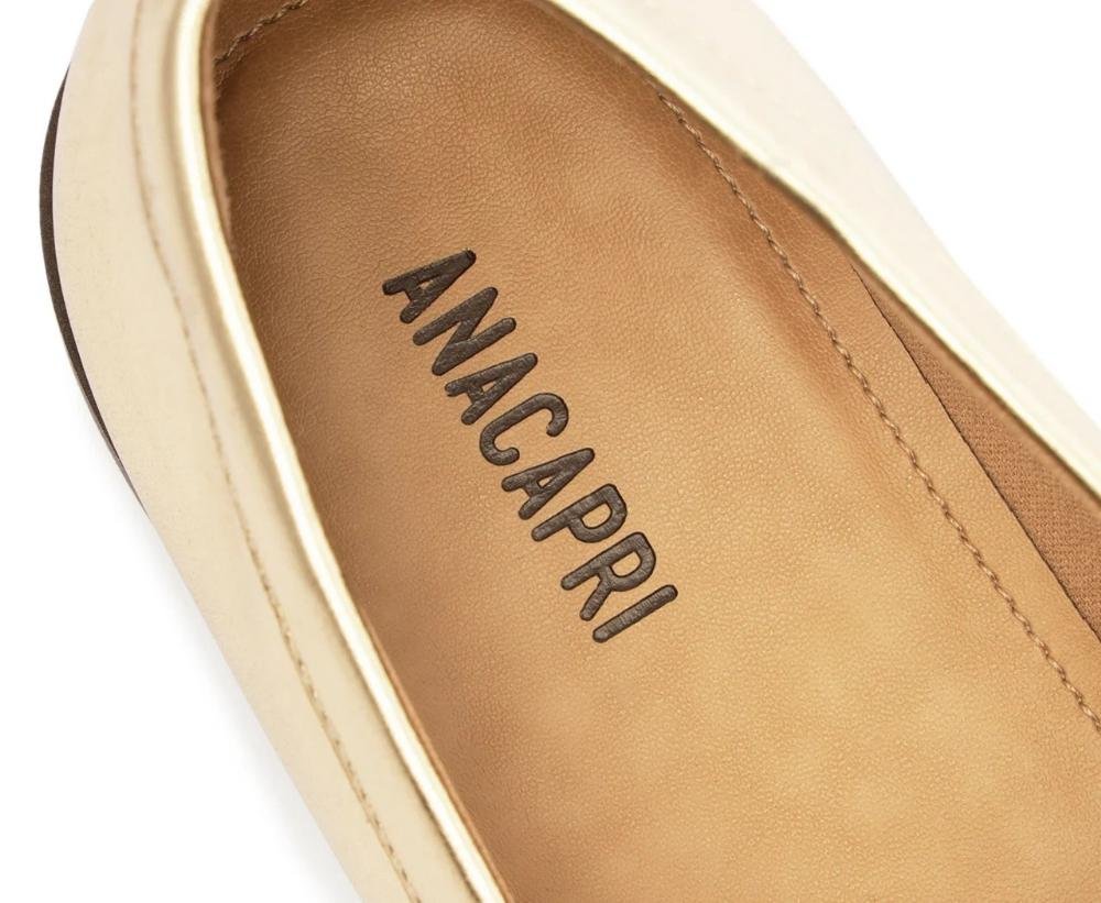 SAPATO MOCASSIM ANACAPRI CLÁSSICO FEMININO C306840006 Dourado 5