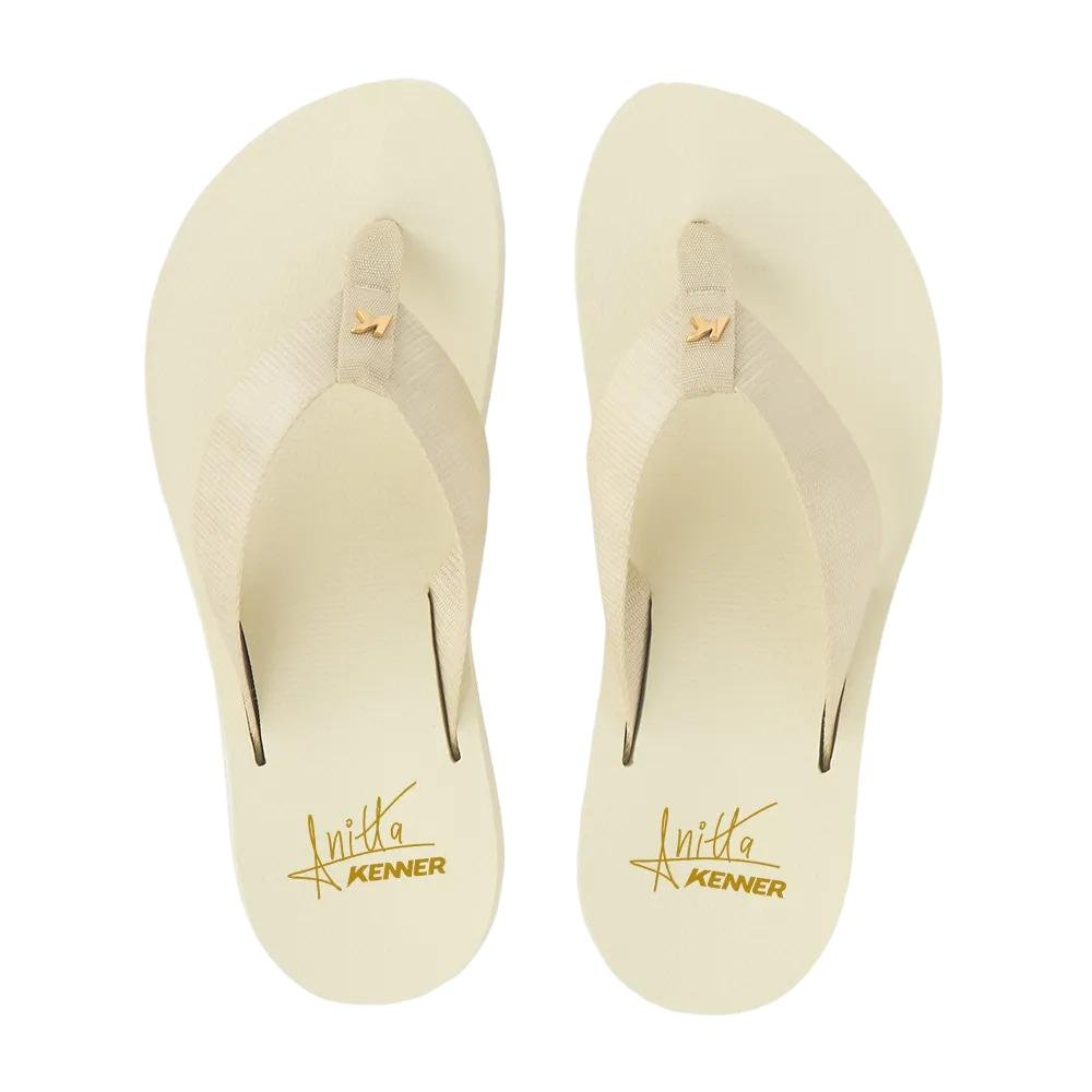 CHINELO KENNER FEMNINO ANITTA KYRA 1000071103 Bege/Branco 3