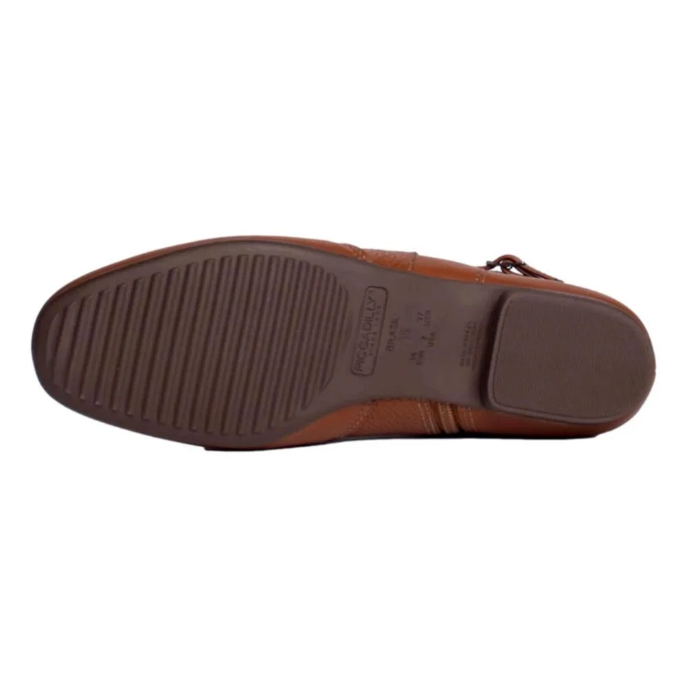 BOTA PICCADILLY CANO CURTO FEMININA 250241 Conhaque 2