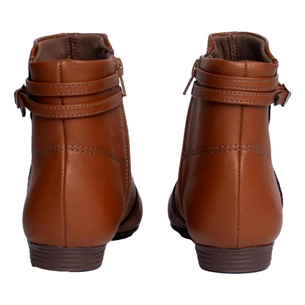 BOTA PICCADILLY CANO CURTO FEMININA 250241 Conhaque 3