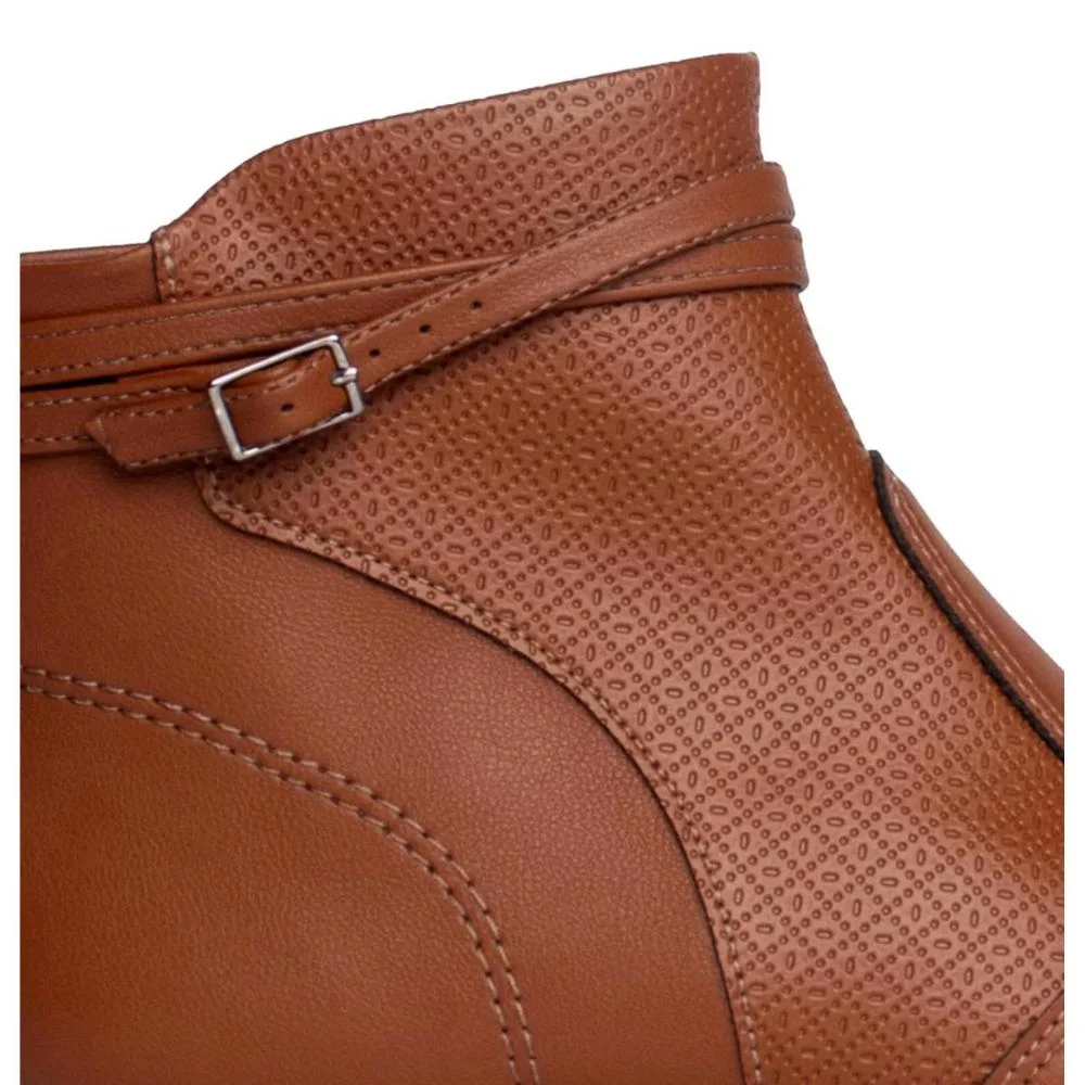 BOTA PICCADILLY CANO CURTO FEMININA 250241 Conhaque 5