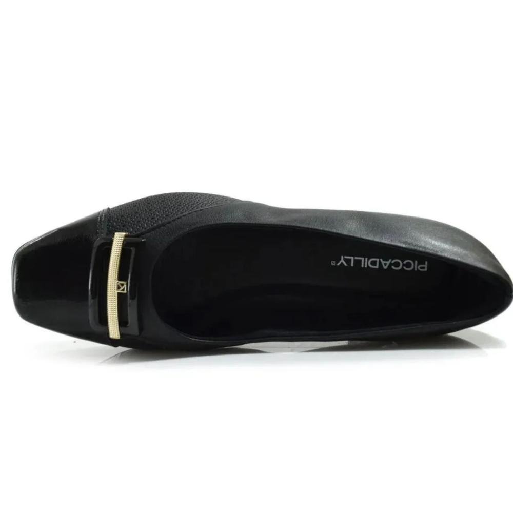 SAPATO PICCADILLY FEMININO 160097 Preto 3