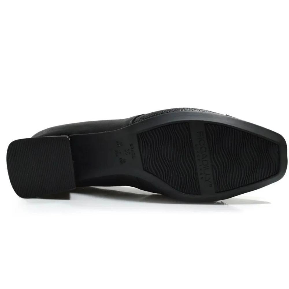 SAPATO PICCADILLY FEMININO 160097 Preto 5