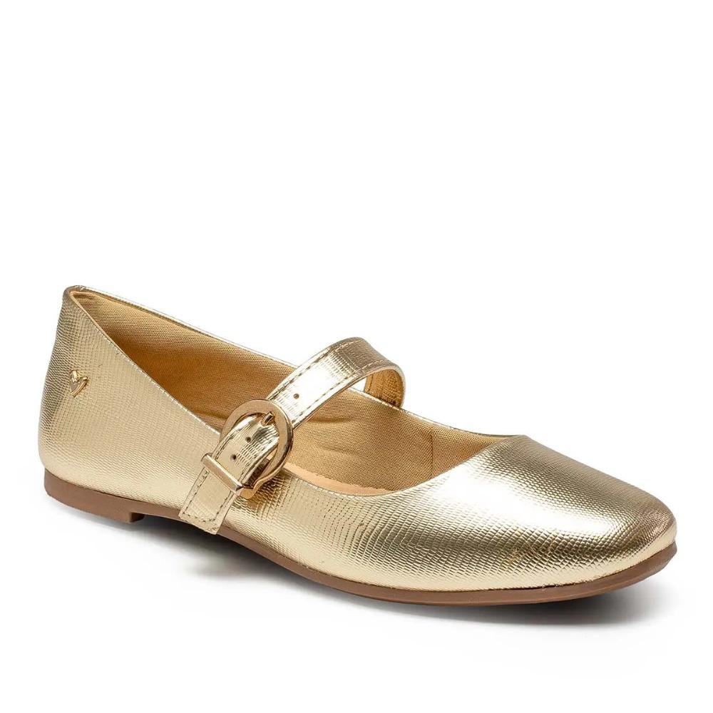 SAPATILHA MISSISSIPI METALIZADA FEMININO ME761 Ouro Light 3