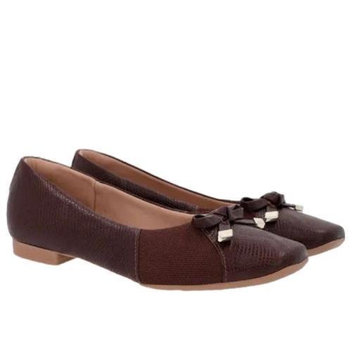 SAPATILHA USAFLEX COURO FEMININA AN15001 Pinhão 2