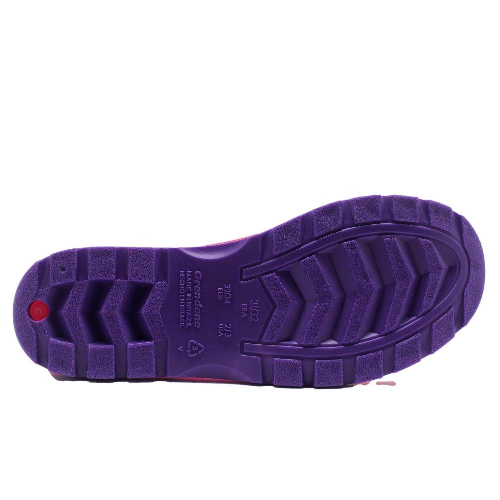 BOTA GRENDENE INFANTIL MENINA ANY MALU 22861 Roxo/Rosa 5