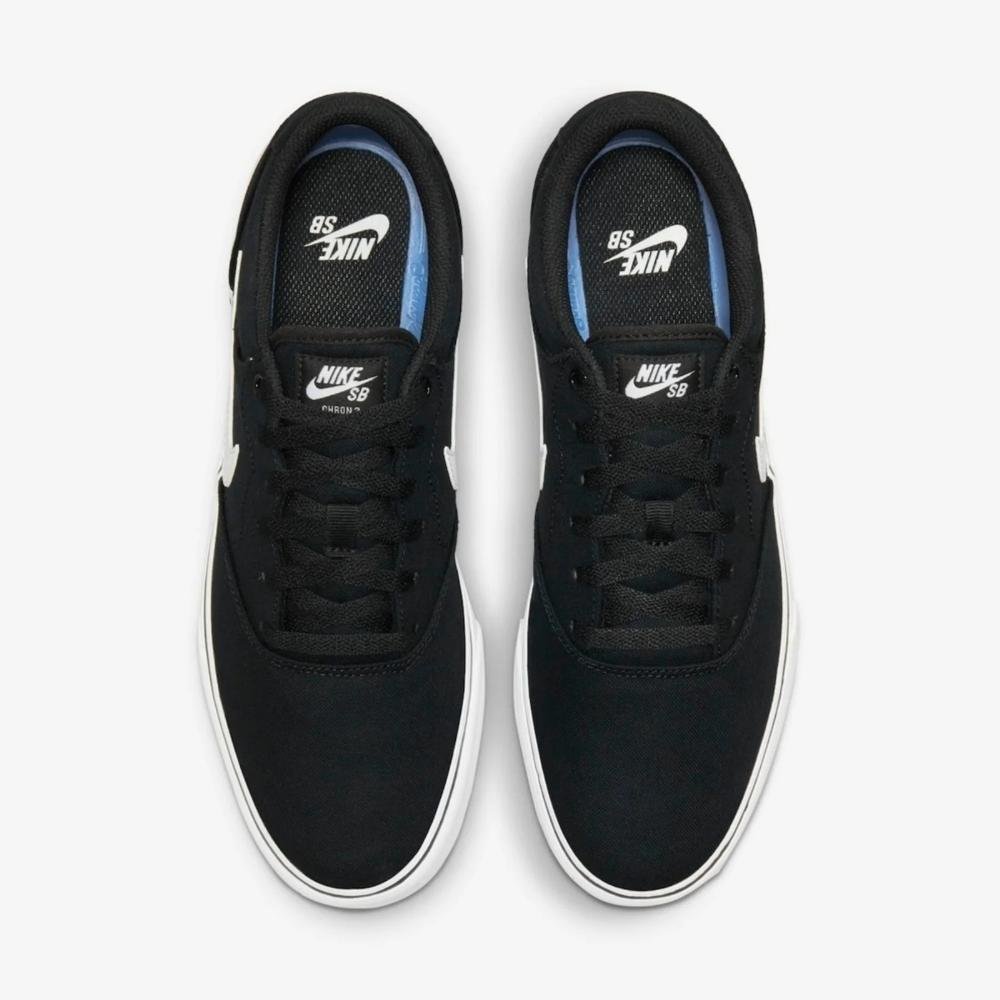 TÊNIS NIKE SB CHRON 2 DM3494 Preto/Branco 4