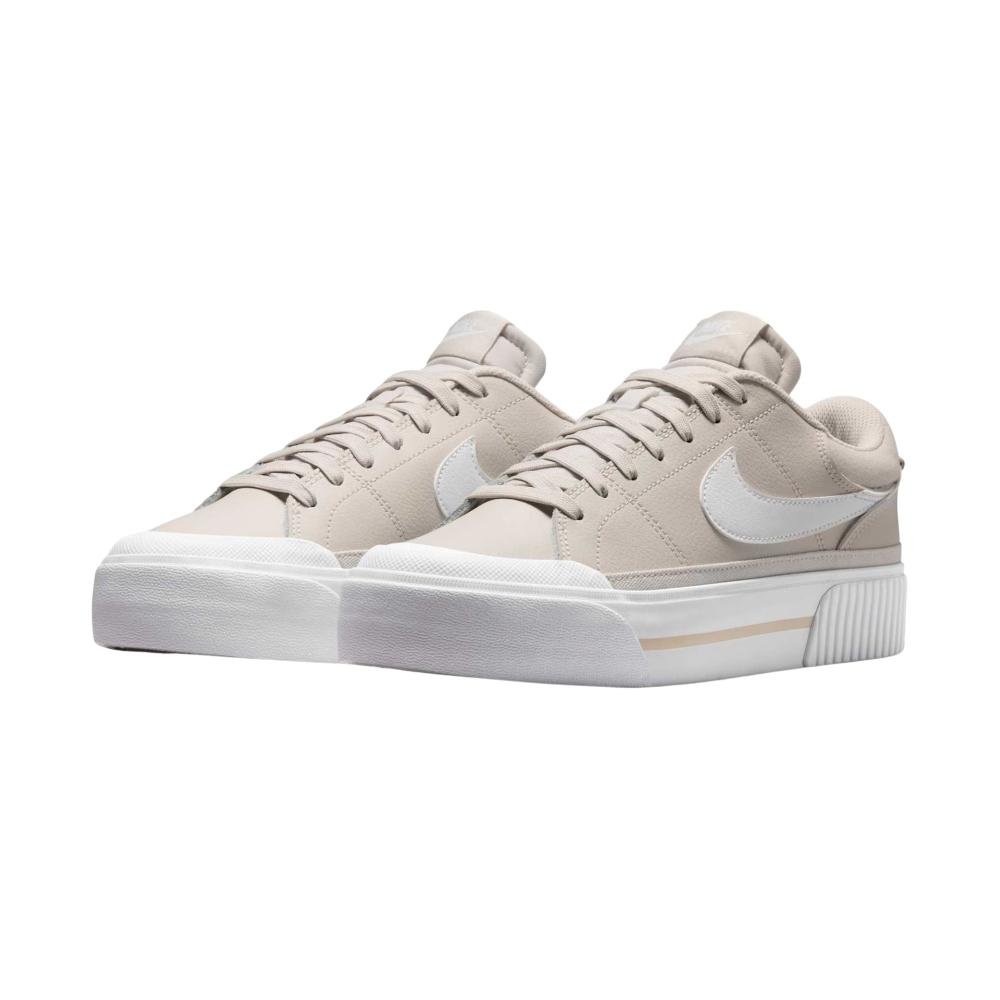 TÊNIS NIKE FEMININO COURT LEGACY DM7590 Bege 2