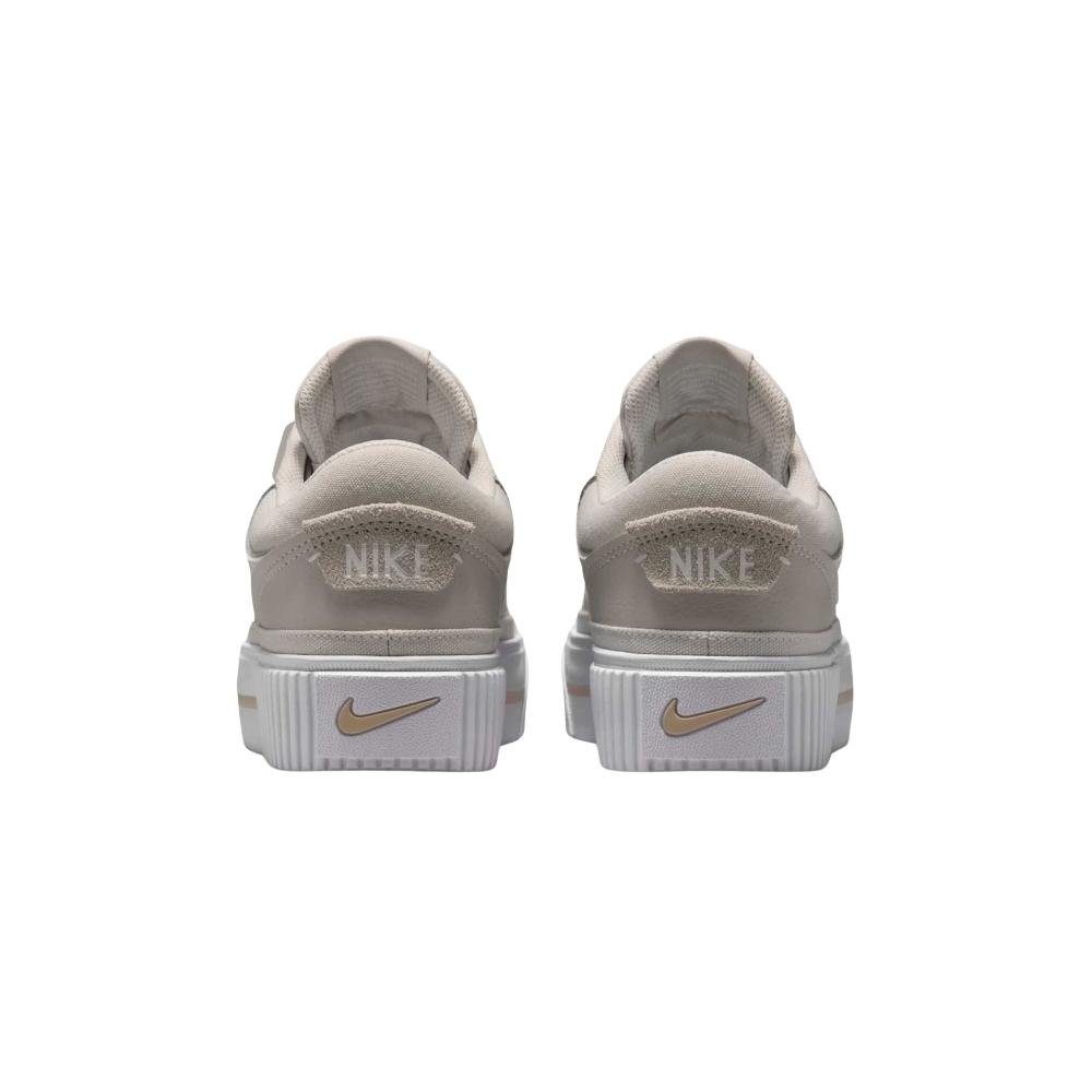 TÊNIS NIKE FEMININO COURT LEGACY DM7590 Bege 3