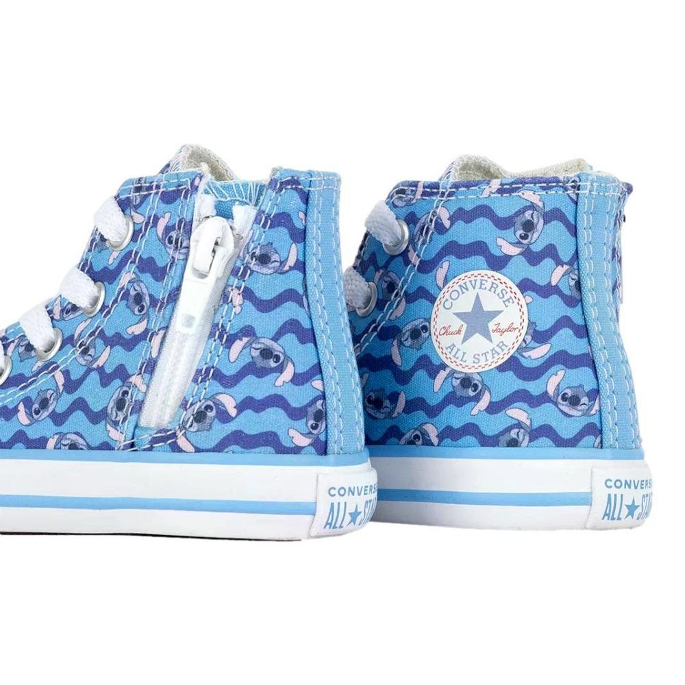TÊNIS CONVERSE STITCH CANO ALTO BABY UNISSEX CK1300 Azul 4