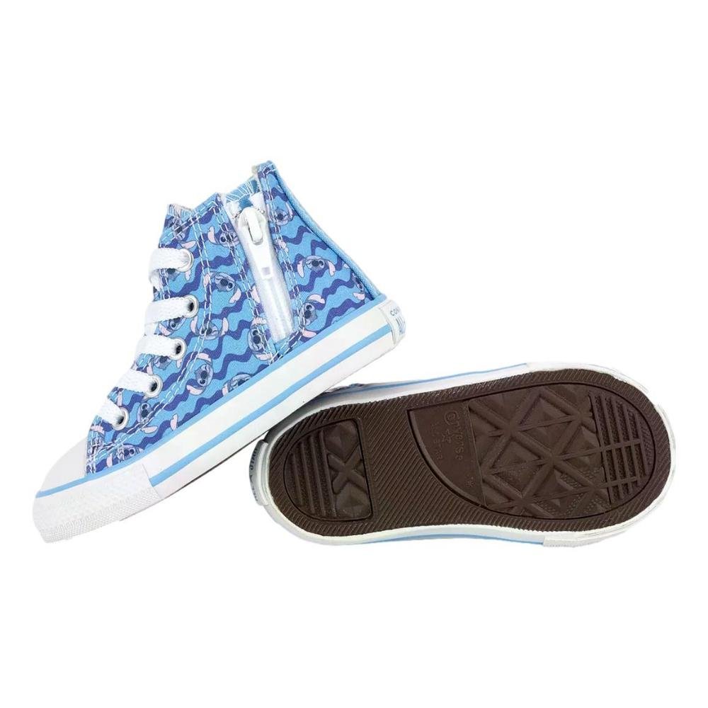 TÊNIS CONVERSE STITCH CANO ALTO BABY UNISSEX CK1300 Azul 5