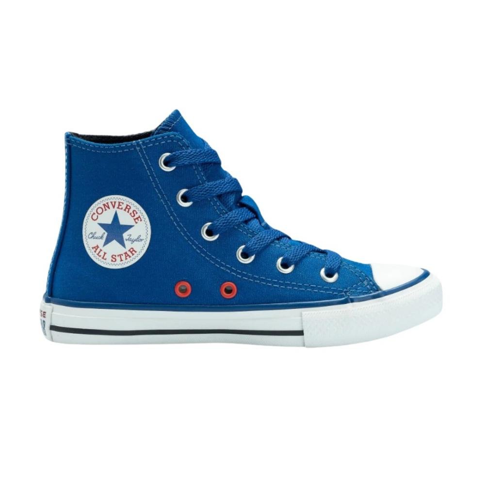 TÊNIS HOMEM ARANHA CONVERSE CANO ALTO CHUCK TAYLOR INFANTIL MENINO CK1307