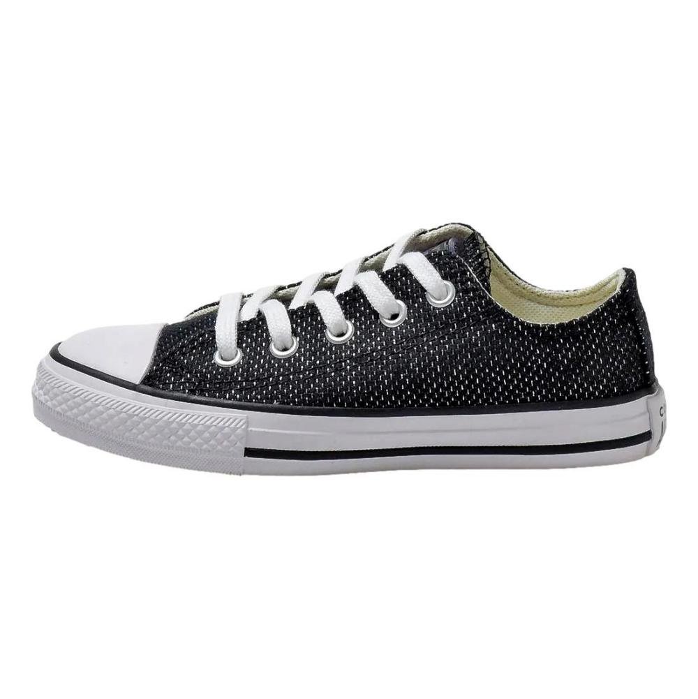 TÊNIS ALL STAR INFANTIL MENINA CHUCK TAYLOR CK0974 Preto 2