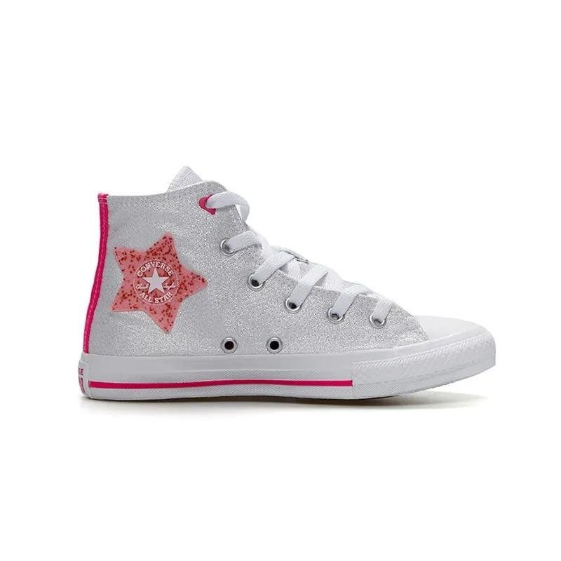 TÊNIS ALL STAR CANO ALTO INFANTIL MENINA SIDE ZIP CK1126