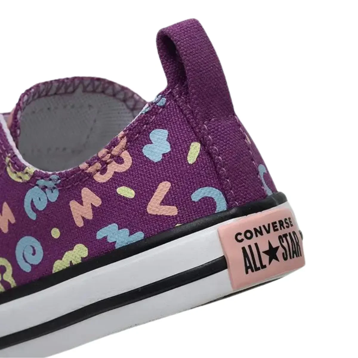 TÊNIS CONVERSE CHUCK TAYLOR BABY MENINA CK1161 Uva/Colorido 5