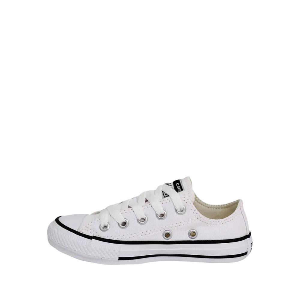 TÊNIS MENINA CONVERSE MINNIE CHUCK TAYLOR CK1329 Branco/Preto 2