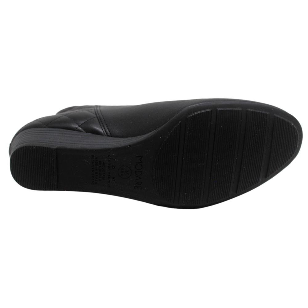 BOTA MODARE FEMININA 7076.102 Preto 3
